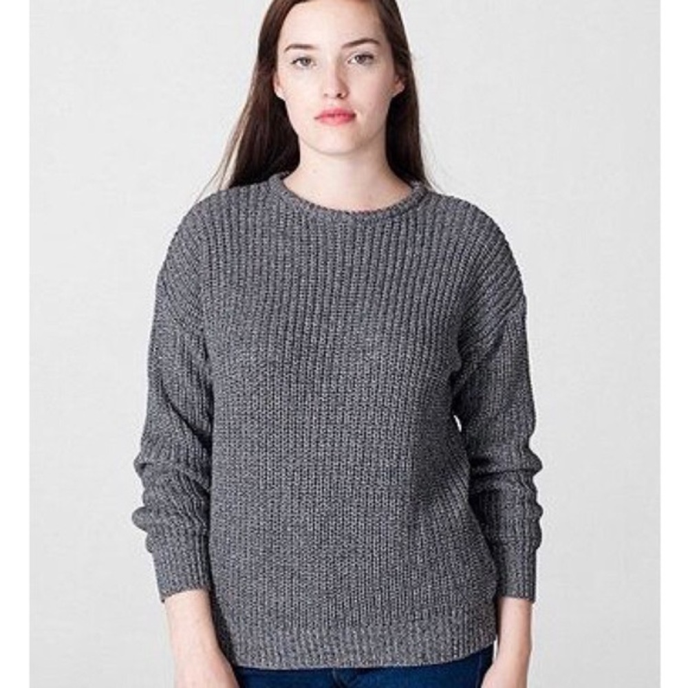 American Apparel unisex Grey Sweater - L